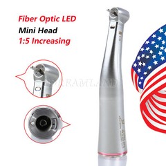 Yabangbang Dental Electric Handpiece 1:5 Contra Angle Fiber Optic High Speed NSK