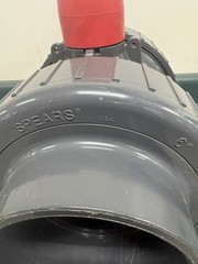 Spears 1822-060 6″ PVC True Union 2000 Industrial Ball Valve EPDM Socket 150 PSI