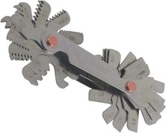 Thread Gauge Standard And Metric 51/52Pcs Metric+ imperial 52pc Stainless Ste…