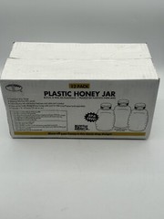 Little Giant PETE BPA Free Plastic Honey Jar Case Of 12 New Made In The USA