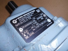 3 phase 230/460 Type SK71L/4TW electric motor with gear speed reducer