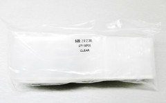 100 Zip Seal Lock Bags 2×12 Clear 2 mil Zip Slide Baggies 2 x 12″ Long Poly Bag