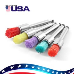 100Pcs/Box Dental Nylon Materials Closure Flat Polishing Prophylaxis Brushes