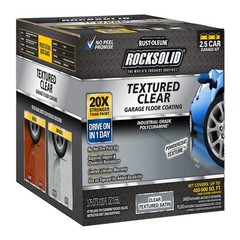 RockSolid Polycuramine Textured Clear Top Coating Kit, Satin, 90 Oz – 317382