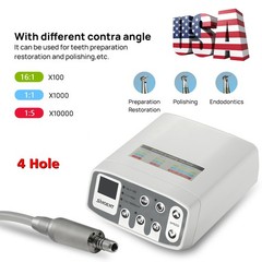 SANDENT Dental Brushless LED Electric Micro Motor Fit 1:1/1:5/16:1 Handpiece