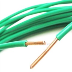 Solid PURE Copper #10 AWG THHN Grounding cable Green PVC Jacket