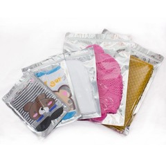 Many Different Sizes for 100 Flat Clear/Silver Metallized Foil Resealable Bags