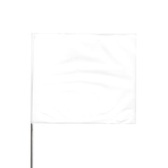Presco 21 in. Steel Wire Staff Marking Flags [2.5 in. x 3 in. Flag]: 2 in. x 21
