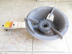Premium Propane Cast Iron Wok Stove Burner with Igniter, High Pressure, 100k BTU