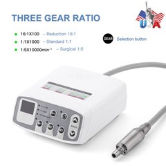 Dental Brushless LED Electric Micro Motor Internal Spray E-type 1:1/1:5/16:1 USA