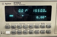 Agilent (HP) 8156A Optical Attenuator Very Low IL (1.4dB), GPIB tested