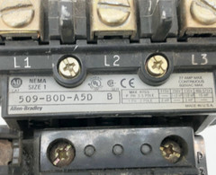 Allen Bradley 509-BOD-A5D Ser. B Starter 115-120V 60Hz 110V 50Hz