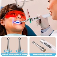 LED Dental Wireless Curing Light 1 Second Cure Lamp 2500mw/cm2 385nm-515nm