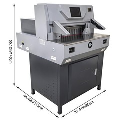 Electric Numerical Stand Paper Cutter 520V8 Paper Guillotine Cutter 110V Heavy D
