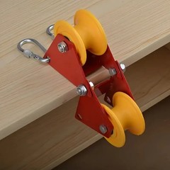 Lifting Pulley System Roof Top, Rope Block and Tackle Pulley System for Lifting
