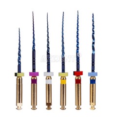6Pcs Dental Endodontic NiTi Engine Use Heat Activated Rotary Files 19mm/25mm