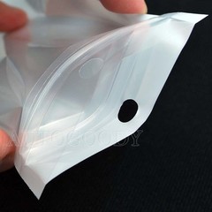 1000 Zip Zipper Lock Bags Clear Plastic White Back 6.25″ x 9.5″ Seal Reclosable