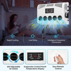 12V 11000 BTU Truck Air Conditioner Split AC For Semi Trucks Bus RV Caravan US
