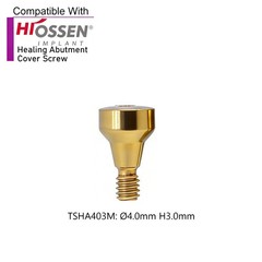 US 5Pcs Dental Healing Abutments Cover Screw Regular/Mini fit Osstem Hiossen
