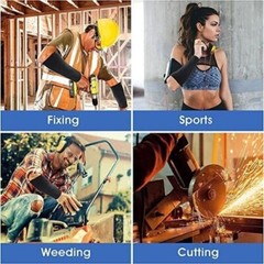 2 Protective Arm Sleeve Cut Heat Resistant Protector Anti Abrasion Safety Work