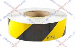 Conspicuity Tape DOT-C2 Reflective Tape 2”x150’ Feet Commercial Roll Red/White