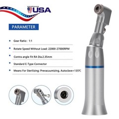 10PCS NSK Style Dental Slow Low Speed Handpiece Contra Angle Latch