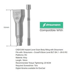 Implant NC/RC Closed Open Tray Impression Coping Healing Abutment for Straumann