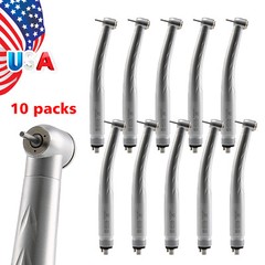 10 Yabangbang Dental Turbine 3 Triple Water Spray 4 Holes High Speed Handpiece