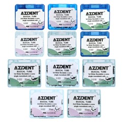 Dental Orthodontic Buccal Tube 1 First Molar Bondable Non-Conv Roth MBT 022 018