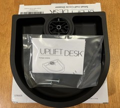 UPLIFT Desk STR005 Small Half Circle Drawer Under Desk Storage Organizer New