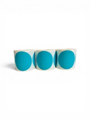 Direct Thermal Labels- 3″ Round Teal Colored 500 Labels per roll, 1-12 Rolls