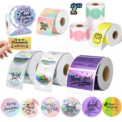 2″ Direct Thermal Labels Holographic Self-Adhesive For Logo X-max Card Sticker