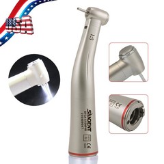 Electric High Speed Dental Handpiece 1:5 Increasing Speed Red Ring Inner 4 Spray