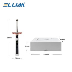 Dental Cordless 1S LED Light Cure Lamp Metal Head LED Curing Light 360° 4 Modes