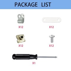 Football Helmet Repair Kit, Hockey Helmet Hardware Kit, Hardware for Universal B