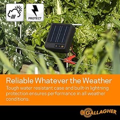 Gallagher S6 Solar Electric Fence Charger | Protect Your Backyard and Pets |