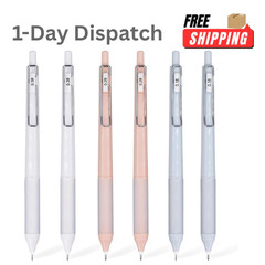 6pcs Gel Pen Set Black Ink Pens 0.18 0.28 0.38mm Ultra Fine Point Smooth
