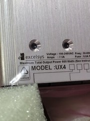 Excelsys 600 W 4 Slot AC DC Configurable Power Supply Chassis UltiMod UX4S0