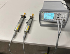 Keysight N1914A power meter + 2x E8486A 60-90GHz power sensor + WR-12 couplers