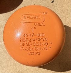 Spears 4247-010 1″ Cap CPVC FlameGuard