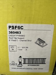 🔴(QTY 2) Caddy PSF6C PYRAMID ROOF TOP Support 6″ FIXED C CHANNEL STRUT‼️