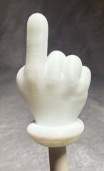 Custom 3D Printed Cartoon Hand Pointer Stick for Influencers Content Creators