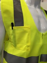 High Visibility Reflective Neon Orange Safety Vest (Small-4XL)