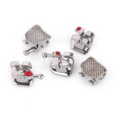 20 kits AZDENT Dental Ortho Metal Brackets Mini Standard, Roth/MBT, Slot.022/018
