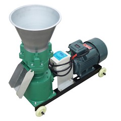 3MM 220V Chicken Feed Pellet Mill Machine 3-Head Feed Granulator 200KG/H 4.5KW