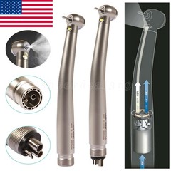Dental High Speed Handpiece LED Type Turbine 2/4 Holes E-generator Triple Spray