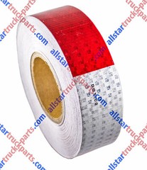 Conspicuity Tape DOT-C2 Reflective Tape 2”x150’ Feet Commercial Roll Red/White