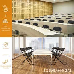 (4-10 PCS) Plastic Folding Stackable Chairs Seat Office Outdoor Wedding Party