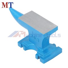 Cast Iron Anvil Blacksmith Anvil 24Lbs Hard Round Horn Forging Tool Heat Treated