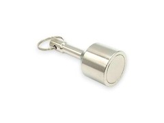 Extra-Large N52 Keychain Magnet Tester for Gold, Silver, Jewelry, & Scrap Metal